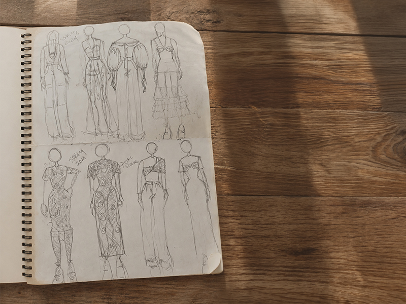 Sketching a new piece