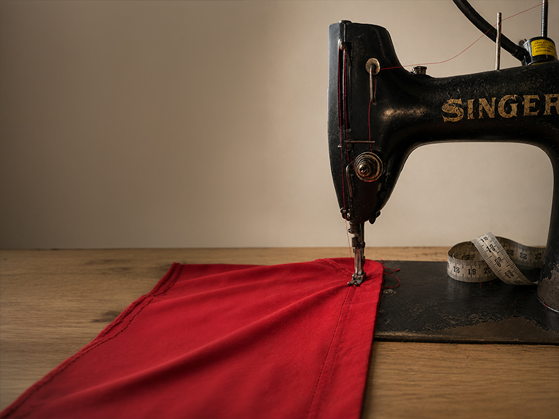 Constructing the garment by hand