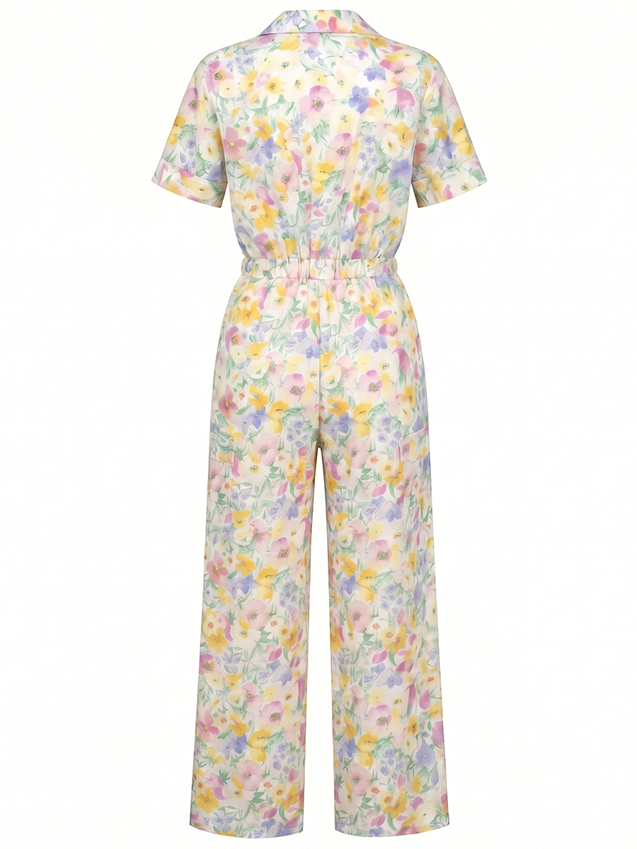 Bloom Floral Jumpsuit view 3