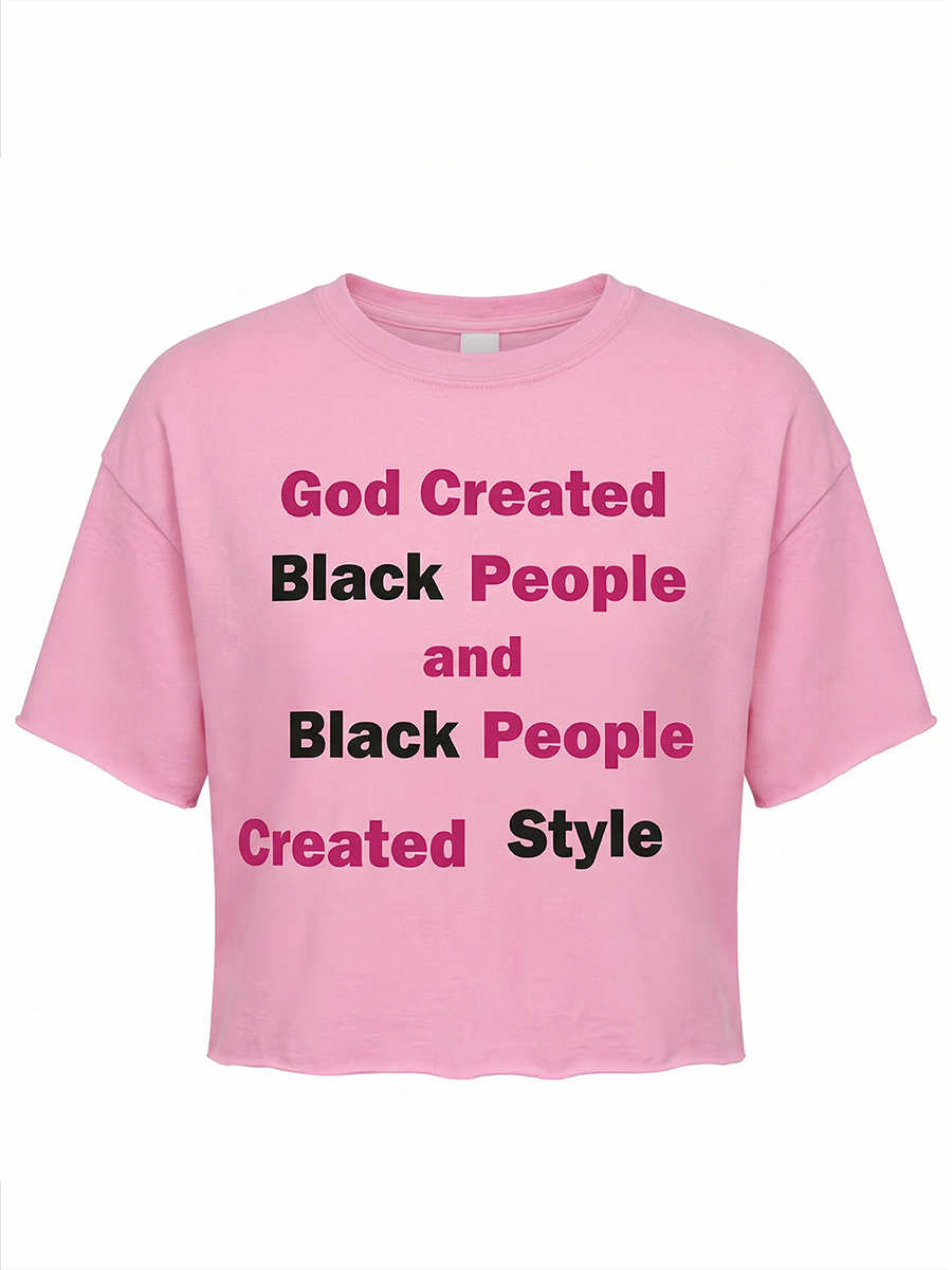 Black Style Sweat Tee view 2