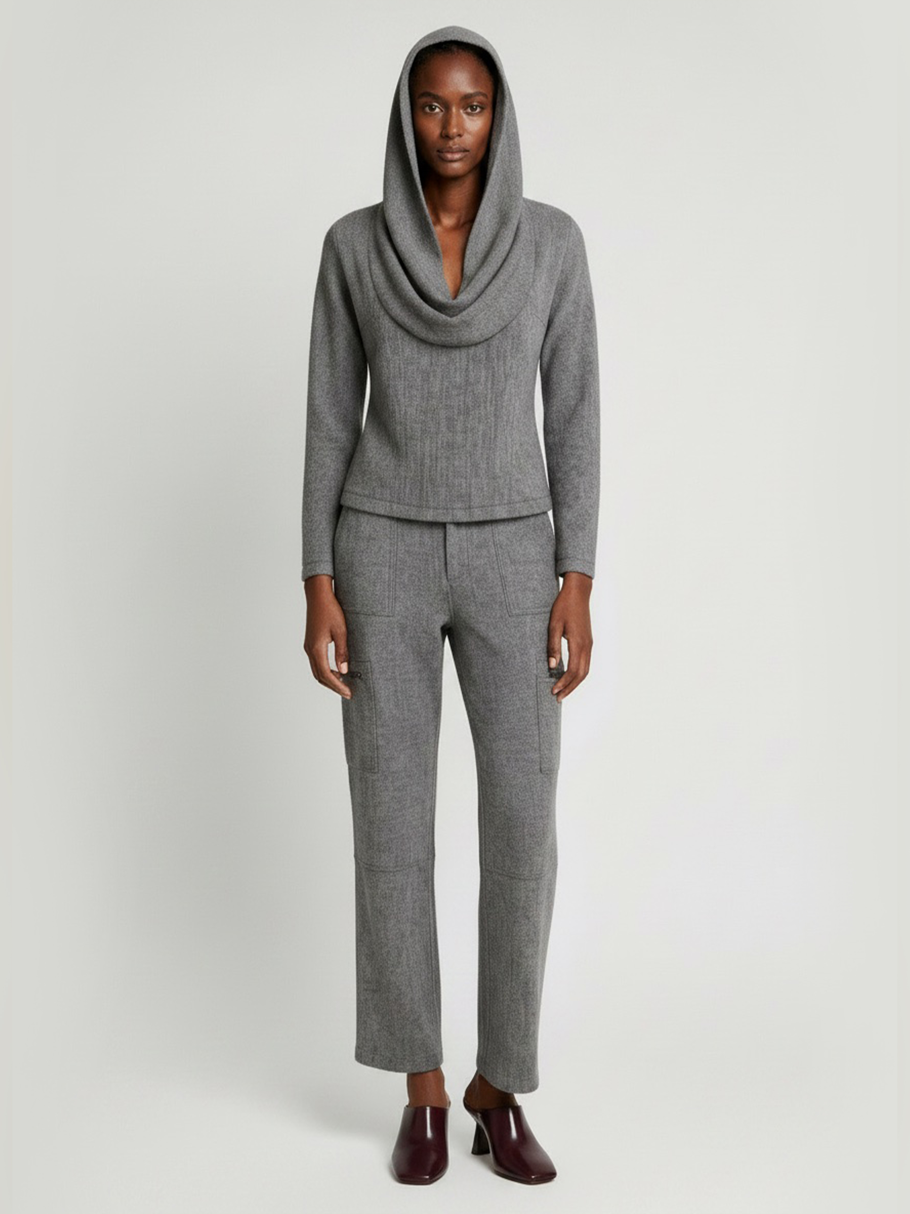 Herringbone Cargo Pants view 4